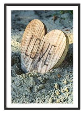 shumee PLAKAT ZA SLIKE V OKVIRJU 53x73 cm Ljubezen Valentinovo P2107