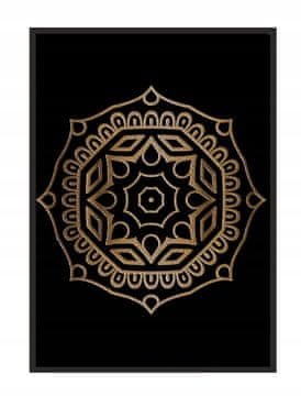 shumee PLAKAT ZA SLIKE V OKVIRJU 53x73 cm Staro zlato P1026