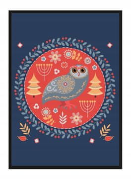 shumee PLAKAT ZA SLIKE V OKVIRJU 33x43 cm Pravljica o sovi PD306