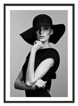 shumee PLAKAT ZA SLIKOVNO PLAKATNO OBLIKO V OKVIRJU 53x73 cm Dekle P2232