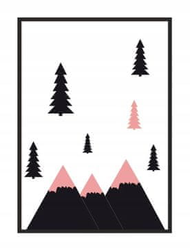 shumee PLAKAT ZA SLIKE V OKVIRJU 33x43 cm Gore PD139