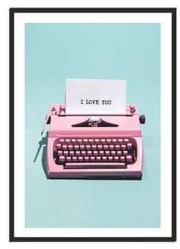 shumee SLIKOVNI PLAKAT V OKVIRJU 33x43cm Ljubezen Valentinovo P2316