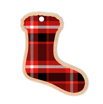 shumee LESENI OKRASKI ZA BOŽIČNO DREVO, nogavica D37