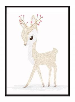 shumee PLAKAT ZA SLIKE V OKVIRJU 33x43 cm Jelen PD316