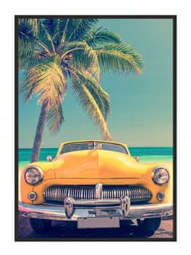 shumee PLAKAT ZA SLIKE V OKVIRJU 53x73 cm Auto P696