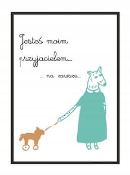 shumee PLAKAT ZA SLIKE V OKVIRJU A4 cm Friend PD029