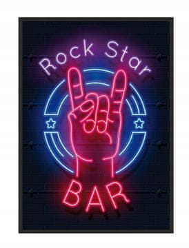 shumee PLAKAT ZA SLIKE V OKVIRJU 53x73 cm Rock P1031