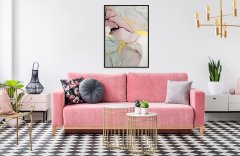 shumee ZLATI PLAKATI Marmorna kovinska slika 33x43 ZP020