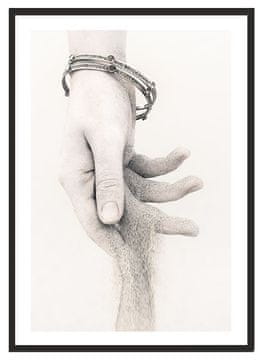 shumee PLAKAT ZA SLIKE V OKVIRJU 53x73 cm Boho P2110