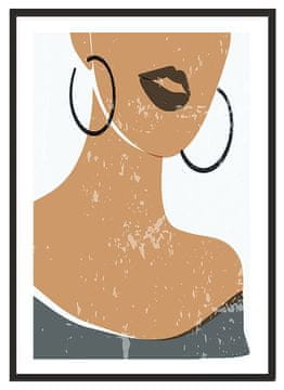 shumee PLAKAT ZA SLIKE V OKVIRJU 53x73 cm Boho P2209