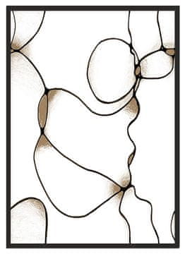 shumee PLAKAT ZA SLIKE V OKVIRJU 53x73 cm Boho P2182