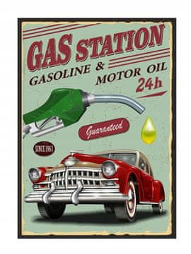 shumee PLAKAT V OKVIRJU 53x73 cm Garage Car P1849