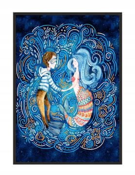 shumee PLAKAT ZA SLIKE V OKVIRJU 53x73 cm Morska deklica P997