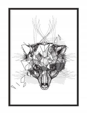 shumee PLAKAT V OKVIRJU 53x73 cm Volk P1089