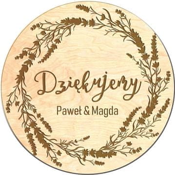 shumee HVALA ZA GOSTE NA POROKI, poročni MAGNET MK25