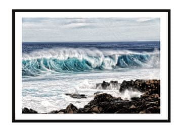 shumee PLAKAT V OKVIRJU 53x73 cm Morski predmet P2273