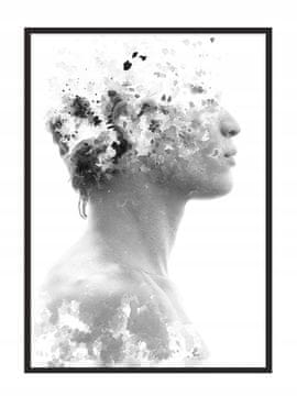 shumee PLAKAT V OKVIRJU 53x73 cm Moški P736