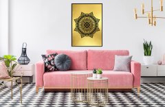 shumee ZLATI POSTERS slike kovinska slika 73x53 ZP026