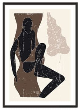 shumee PLAKAT ZA SLIKE V OKVIRJU 53x73 cm Boho P2195