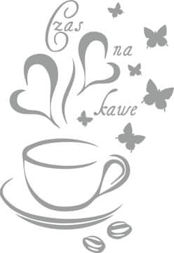 shumee NALEPKE ZA KUHINJO nalepka za skodelico kave srce 100 x 50 cm G253_074