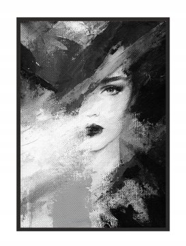 shumee PLAKAT V OKVIRJU 33x43 cm Lady P1466