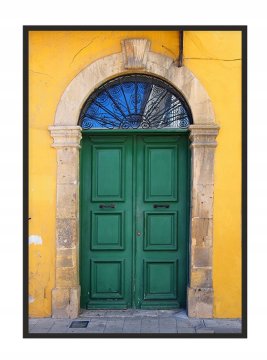 shumee PLAKAT V OKVIRJU 33x43 cm Vrata P1564