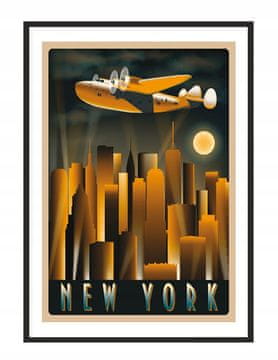 shumee PLAKAT ZA SLIKE V OKVIRJU 33x43 cm New York P1290