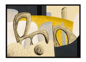 shumee PLAKAT V OKVIRJU 53x73 cm Abstrakcija P1590