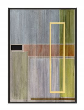 shumee PLAKAT V OKVIRJU 53x73 cm Abstrakcija P1661