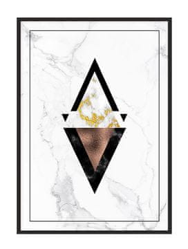 shumee PLAKAT V OKVIRJU 33x43 cm Marmor P1727