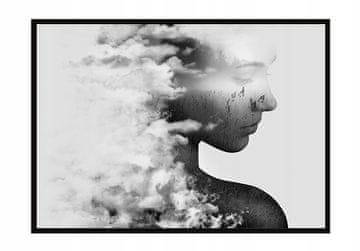 shumee PLAKAT ZA SLIKOVNO PLAKATNO OBLIKO V OKVIRJU 33x43 cm Dekle P1320