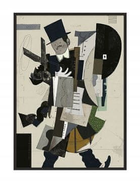 shumee PLAKAT V OKVIRJU 53x73 cm Krawiec P1534