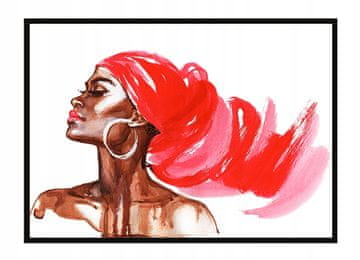 shumee PLAKAT ZA SLIKOVNO PLAKATNO OBLIKO V OKVIRJU 53x73 cm Dekle P1692