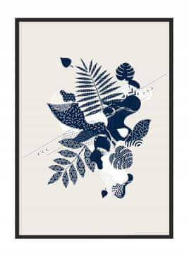 shumee PLAKAT V OKVIRJU 33x43 cm Listi P1797