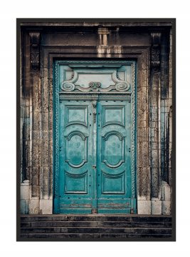 shumee PLAKAT V OKVIRJU 33x43 cm Vrata P1568