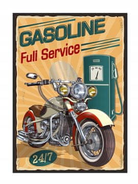 shumee PLAKAT V OKVIRJU 33x43 cm Garage Motor P1853