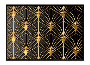 shumee PLAKAT V OKVIRJU 53x73 cm Zlata P1595