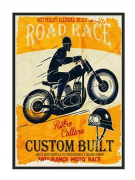 shumee PLAKAT V OKVIRJU 33x43 cm Garage Motor P1851