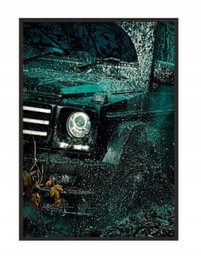 shumee PLAKAT V OKVIRJU 43x33 cm Offroad P1155