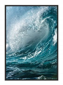 shumee PLAKAT V OKVIRJU 53x73 cm Wave P822