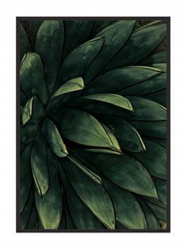 shumee PLAKAT V OKVIRJU 53x73 cm Listi P845