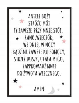 shumee SLIKOVNI PLAKAT V OKVIRJU 33x43 cm Molitev P132