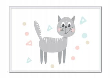 shumee PLAKAT ZA SLIKE V OKVIRJU 33x43 cm Mačka PD201
