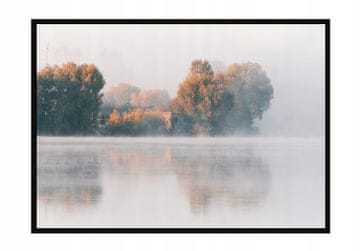 shumee PLAKAT ZA SLIKE V OKVIRJU 53x73 cm Jezero P969