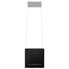 Vidaxl Viseča kuhinjska napa s senzorjem na dotik LCD 37 cm jeklo