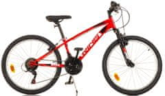 Dino bikes Juniorsko športno kolo Dino 24" z vzmetenjem rdeče barve