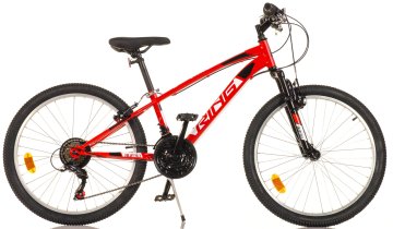 Dino bikes Juniorsko športno kolo Dino 24" z vzmetenjem rdeče barve