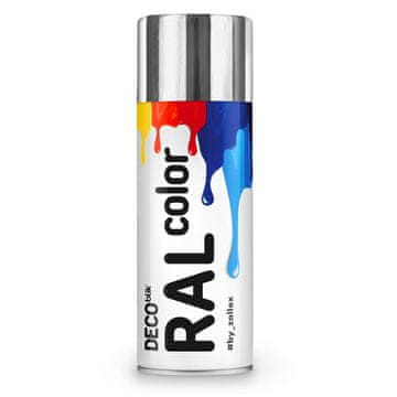 Deco Blik Barva v razpršilu Bright Chrom 400ml