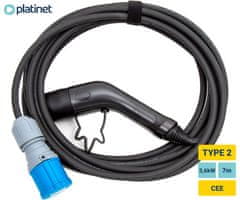 Platinet PPC7M11 prenosni EV adapter, za avtodom/kombi, 3.6kW, 16A, 7 m