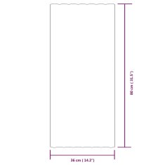 Vidaxl Strešne plošče 36 kos. cinkano jeklo antracit 80x36 cm